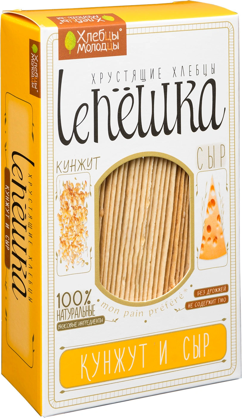 Хлебцы хрустящие Lепёшка кунжут и сыр - в магазине Моя диета