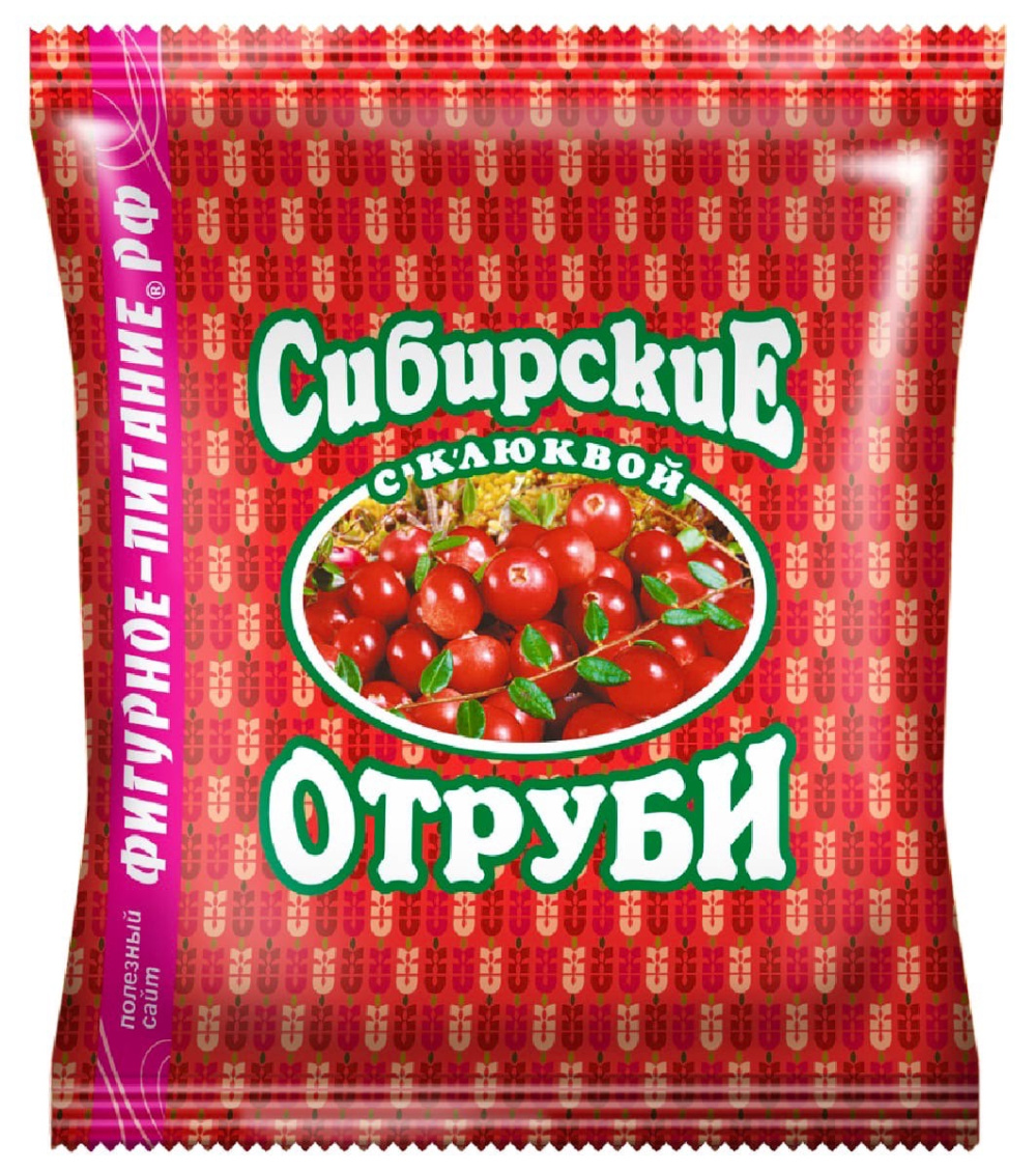 Отруби Сибирские диетические Пшеничные с клюквой - в магазине Моя диета
