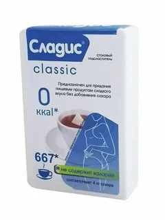 Подсластитель СЛАДИС 667 таб. плоская банка - в магазине Моя диета