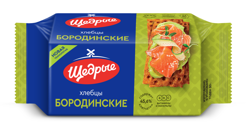 Хлебцы «Щедрые» бородинские 100 г - в магазине Моя диета