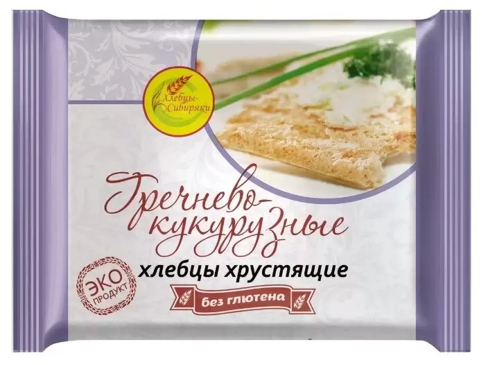 Хлебцы гречнево-кукурузные безглютеновые - в магазине Моя диета