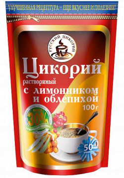 Цикорий растворимый «Русский цикорий» с лимонником и облепихой ЗИП