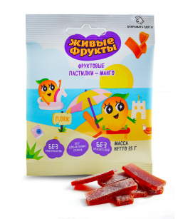 Ягодно-фруктовые пастилки МАНГО