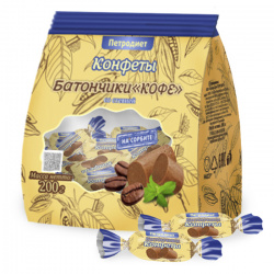 Конфеты «Петродиет» батончики «Кофе» на сорбите со стевией