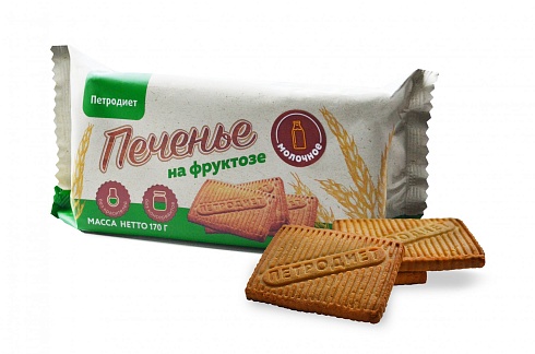 Печенье &quot;Петродиет&quot; молочное на фруктозе