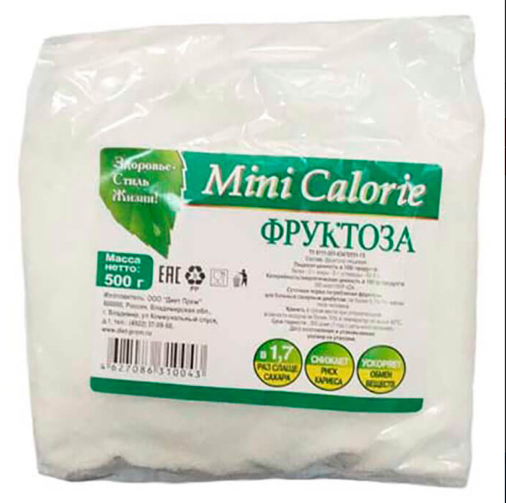 Фруктоза ТМ Mini Calorie больш. - в магазине Моя диета