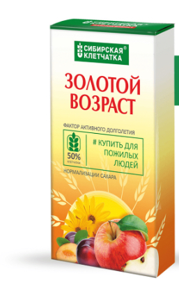 Клетчатка Сибирская ЗОЛОТОЙ ВОЗРАСТ  - в магазине Моя диета