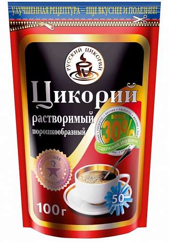 Цикорий растворимый «Русский цикорий» ЗИП 100 г - в магазине Моя диета