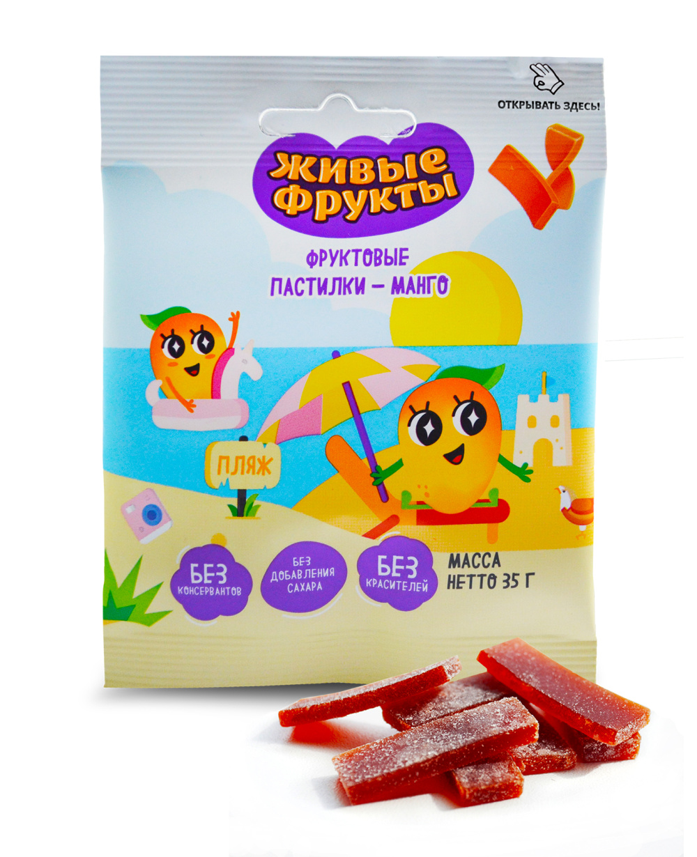 Ягодно-фруктовые пастилки МАНГО