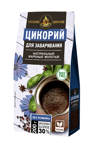 Цикорий натуральный обжареный молотый для заваривания 